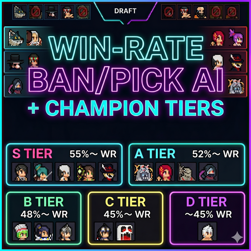 Win-Rate Ban/Pick AI + Champion Tiers