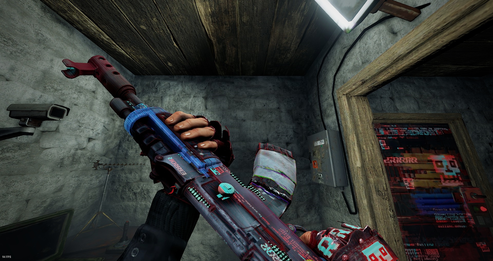 Corrupted Roadsign Gloves