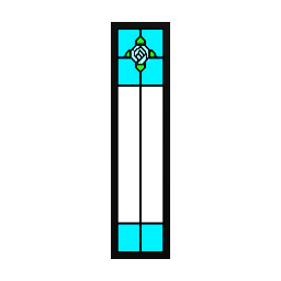 Rose Screen - Blue