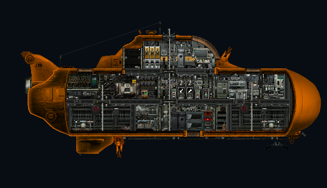 J-10 'Hot Tub' (Small Roleplay Ship) – Barotrauma Mod