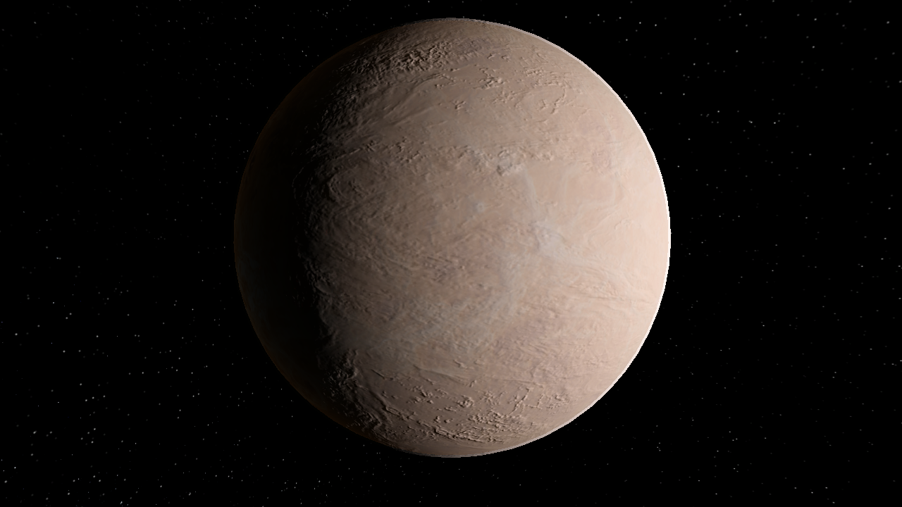 Realistic Venus with Custom Clouds
