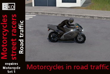 Motorcycles Set 1 - Road traffic