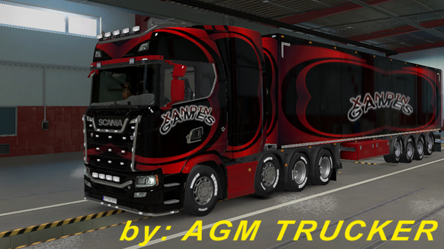 SKIN TRUCK SCANIA S REBOQUE - CANAL XANDIN GAMES