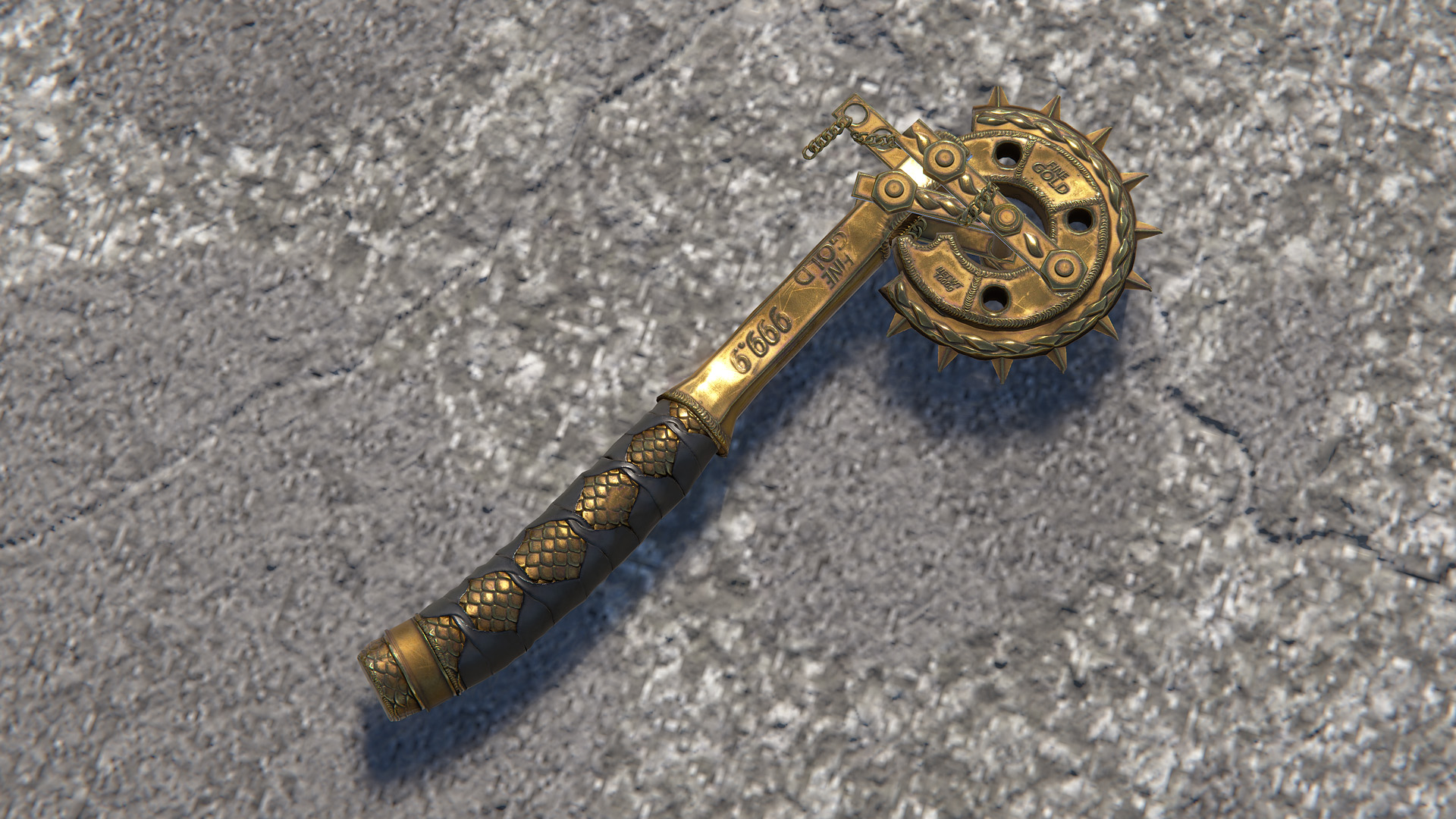 Gold Chains Salvaged Axe thumbnail 2