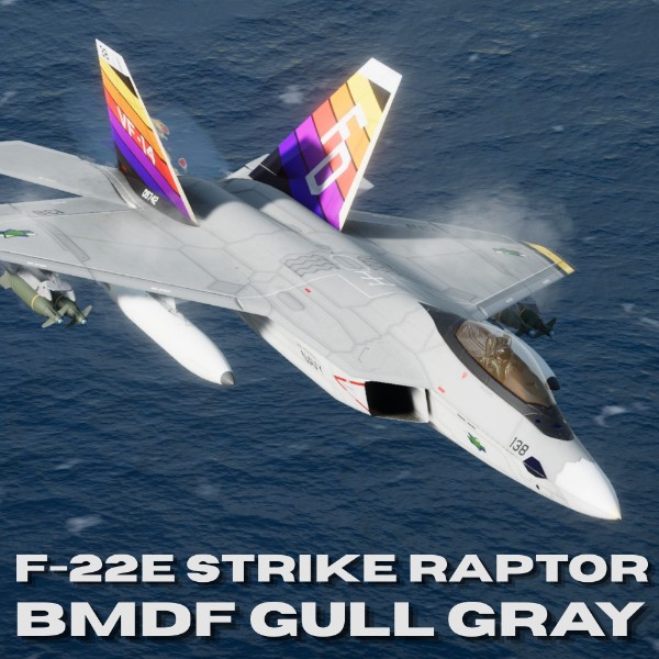 BDF Navy Gull Gray - F-22E Strike Raptor preview