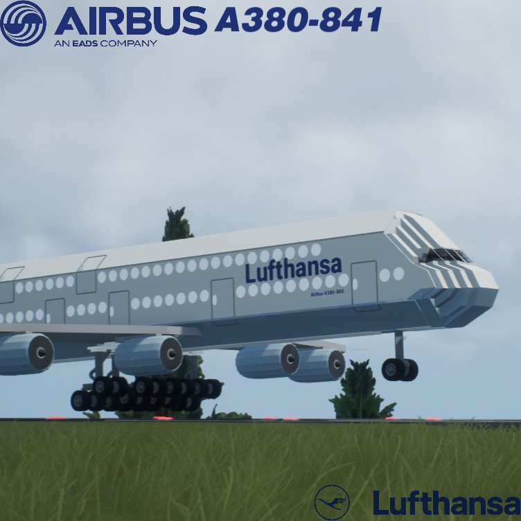 Softbody AIR LINER Airbus A380-841 Lufthansa