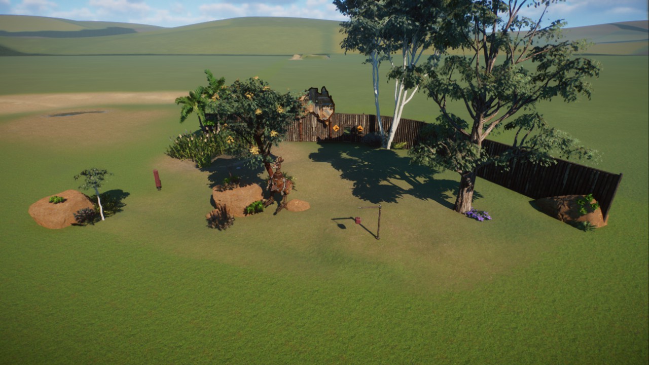 Kangourou roux/Red Kangaroo habitat