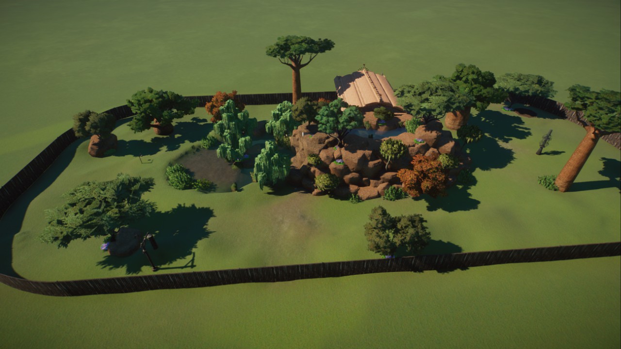 Enclos savane