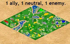 1 ally, 1 neutral, 1 enemy