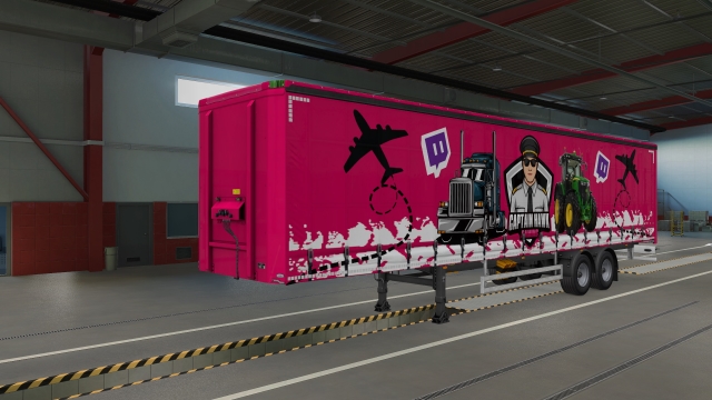 Captain Hawk Gaming Trailer Skin