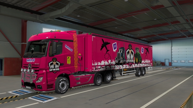 Captain Hawk Gaming Truck Skin