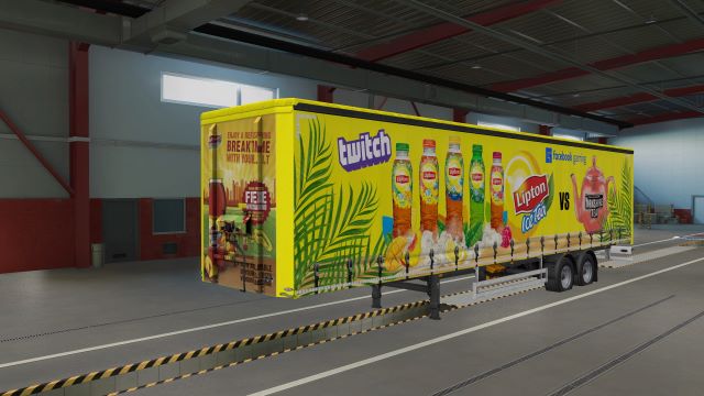 Gballin23 Gaming Lipton Ice Tea vs Yorkshire Tea Trailer Skin