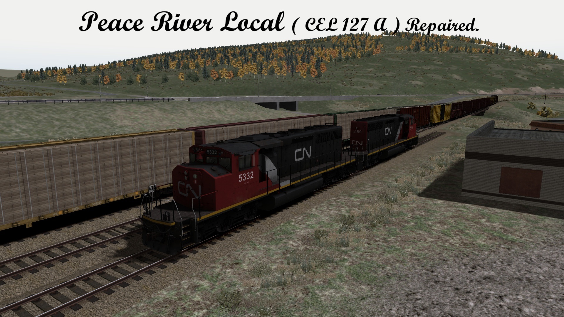 Peace River Local ( CEL 127 A ) Repaired.