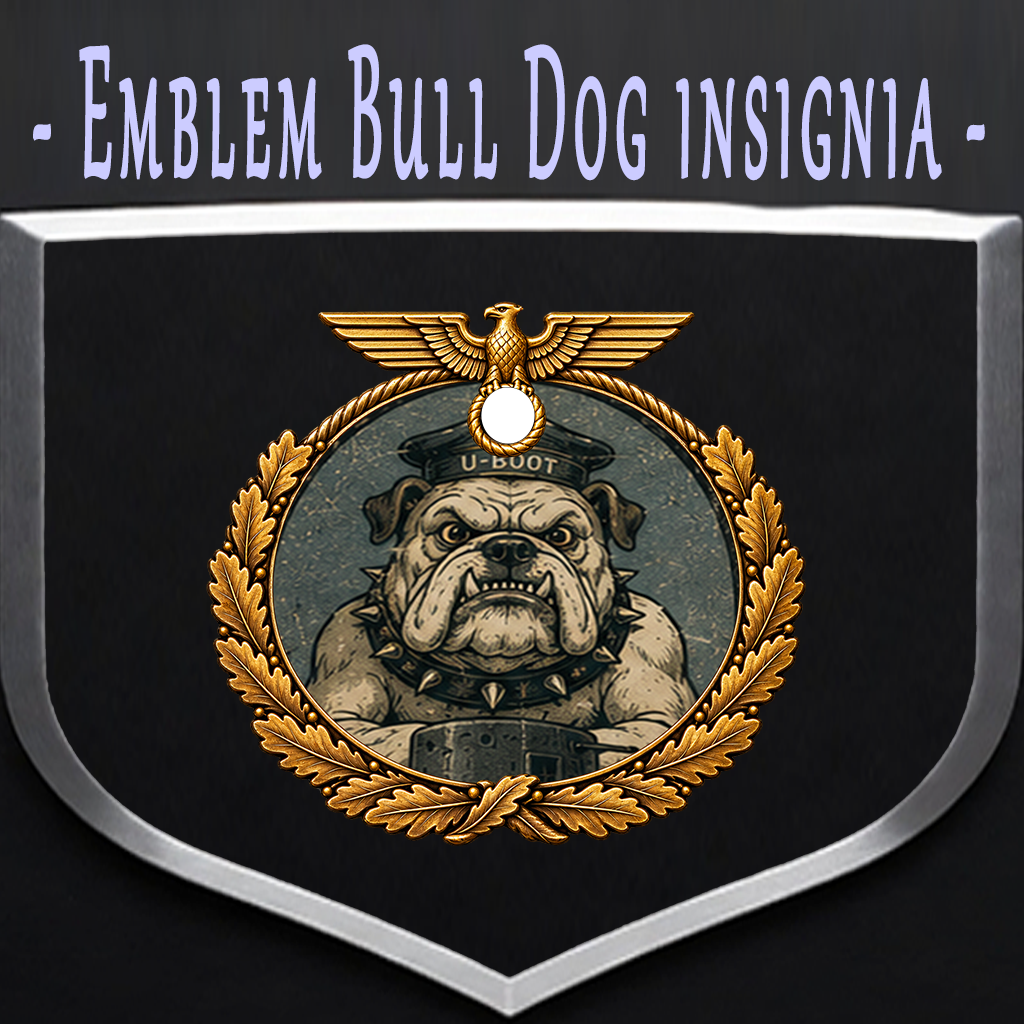 Emblem Bull Dog insignia