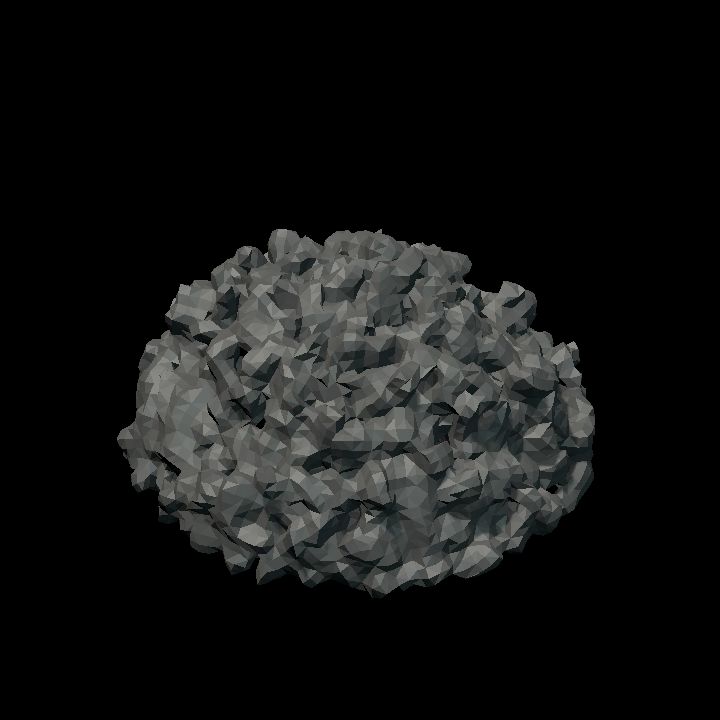 Rock or coal pile - colourable stl