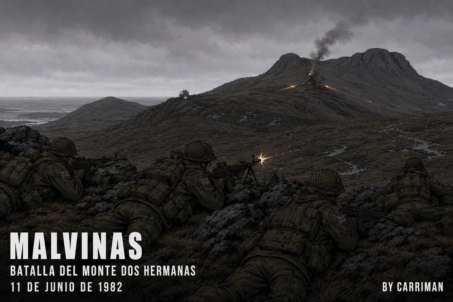 MALVINAS-Falkland MONTE DOS HERMANAS (BRI)