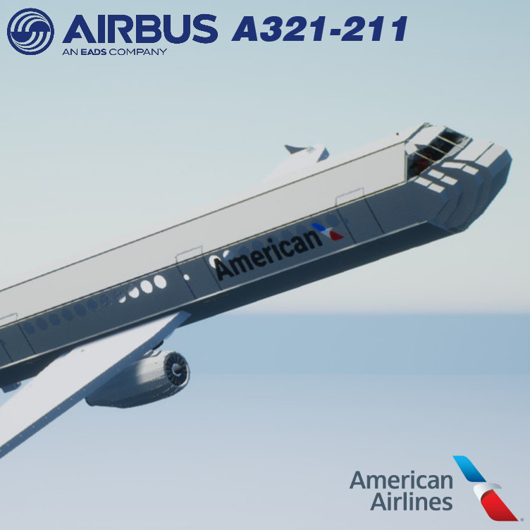 Softbody AIR LINER Airbus A321-211 American Airlines