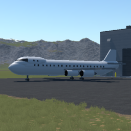 Prop / Background Civilian Passenger Airliner Jumbo Jet