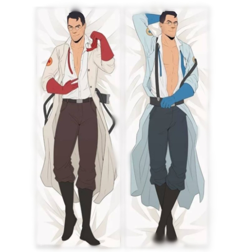 medic team fortress 2 pillow preview