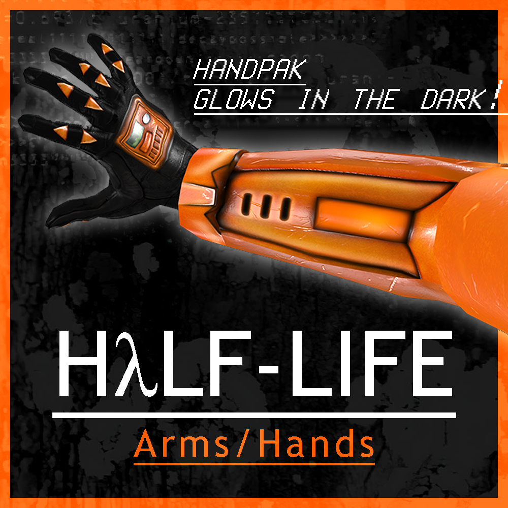 Re-mapped Half-Life 1 "Valve 2022-2023 Repo" Leak Arms/Hands [Glowing Handpak]