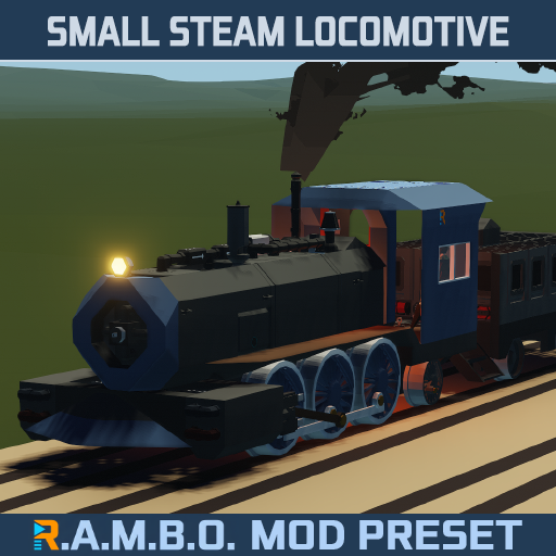 Small Steam Train 0-6-2 Locomotive - RAMBO Preset
