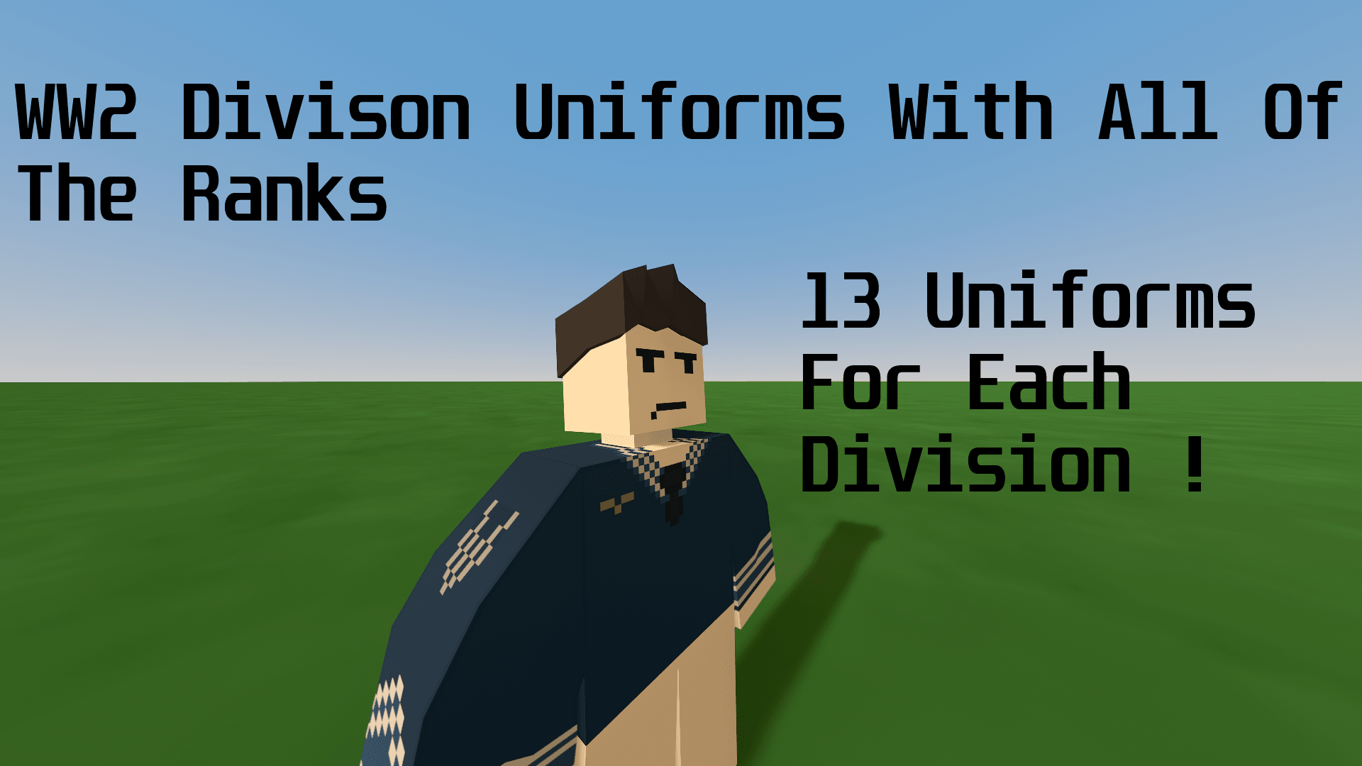 WW2 Division Uniforms With Ranks – Unturned Mod