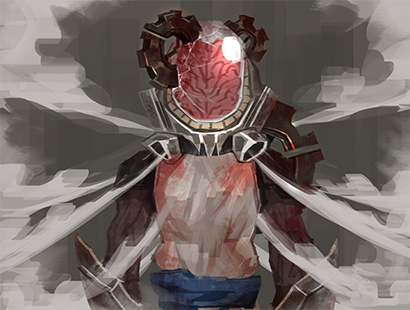 톱니신도의 머리(Curch Of Gears Worshipper's Head)