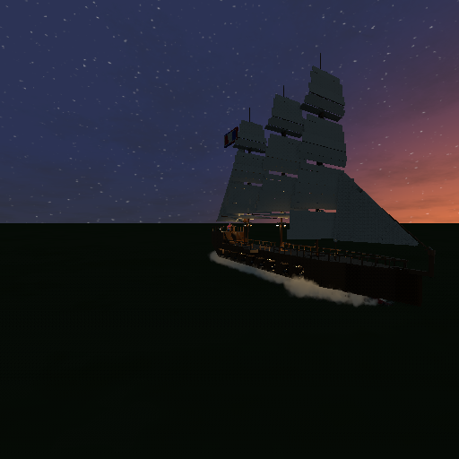 1794 9-Gun Saint Tropez Class Barque