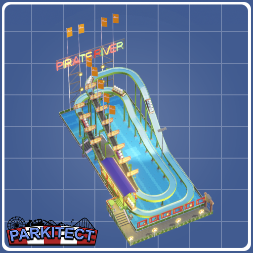 Pirateriver (kermis funfair carnival kirmes)