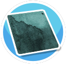 Water Blue Two (Standard Rug)