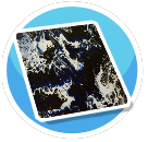 White Water - Original Artwork (Standard Rug)