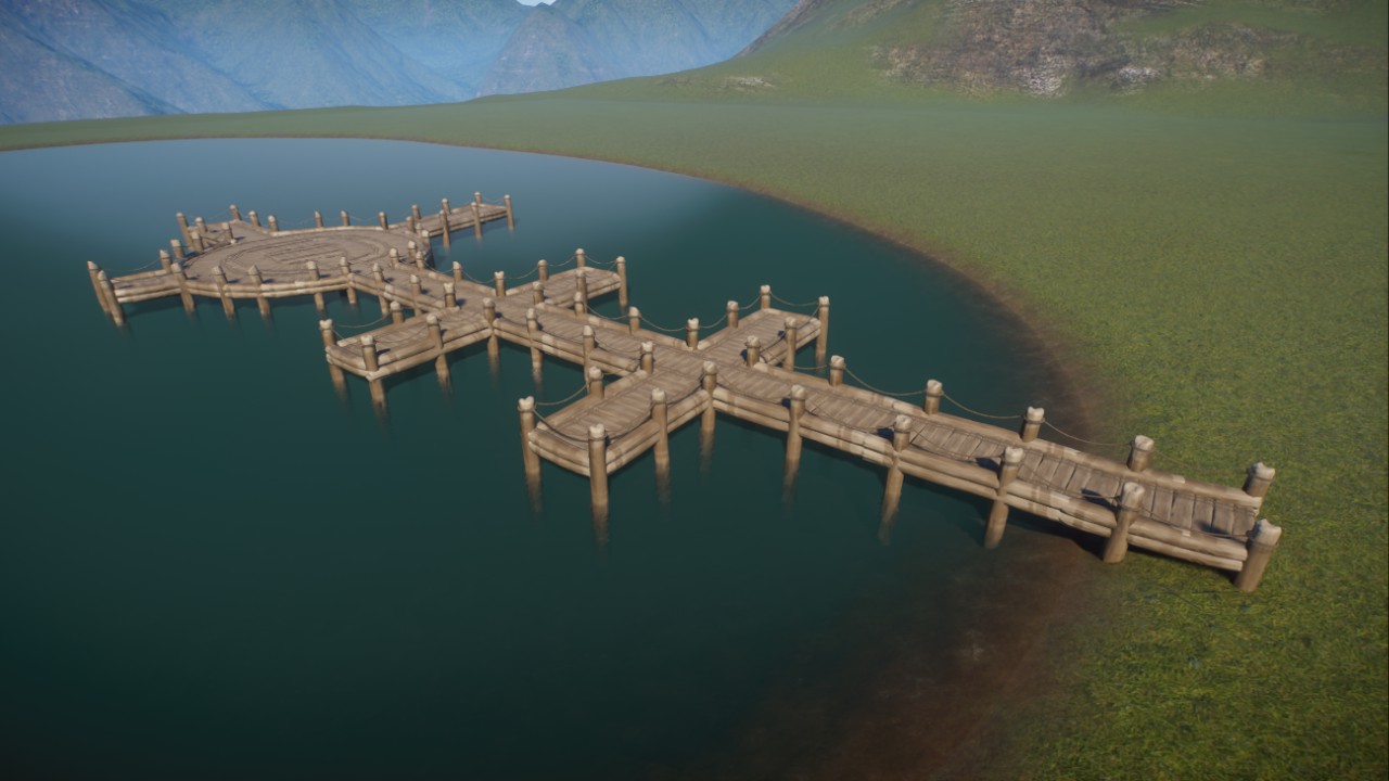 jetty, boat dock, empty, leerer Bootssteg