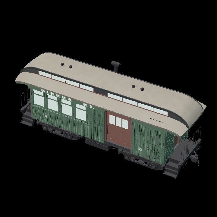Sierra Railway Short Coaches Train
