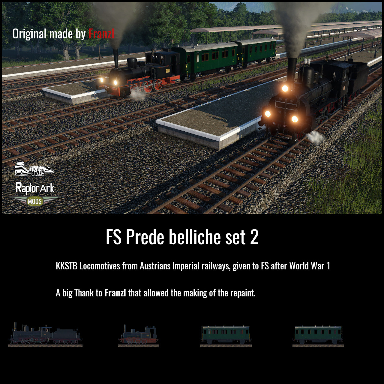 FS 'Prede belliche' steam repaint set 2