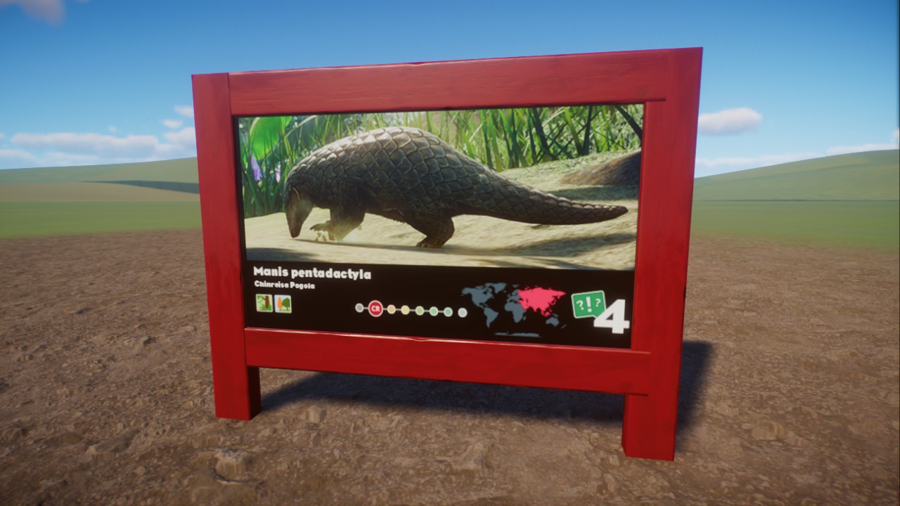 Information board red / Informační tabule červená