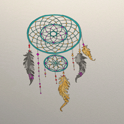 Teal Dream Catcher