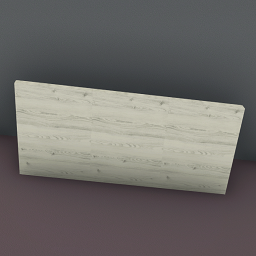 25cm Cream Wood Shelf 200cm static height