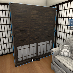 Dark Ebony Tanza Storage Unit
