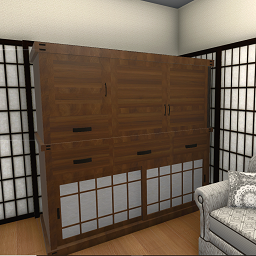 Dark Walnut Tanza Storage Unit