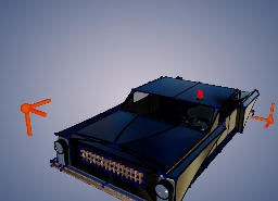 HoveR Scifi Retro Police Car