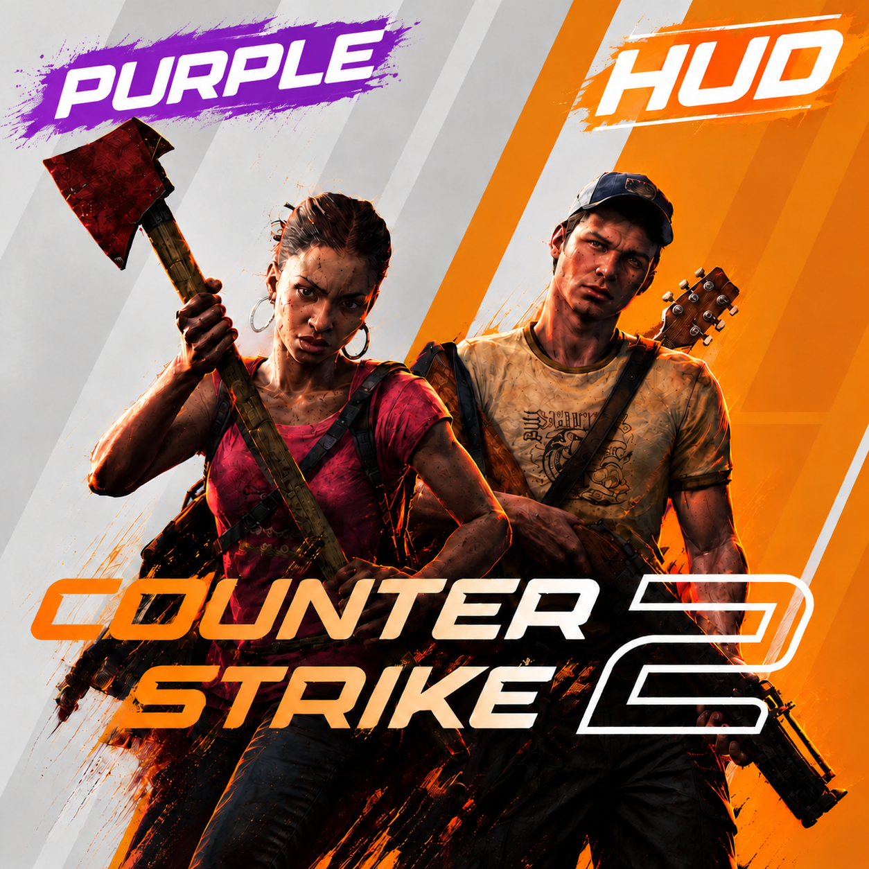 CS 2 | Counter-Strike 2 HUD Purple