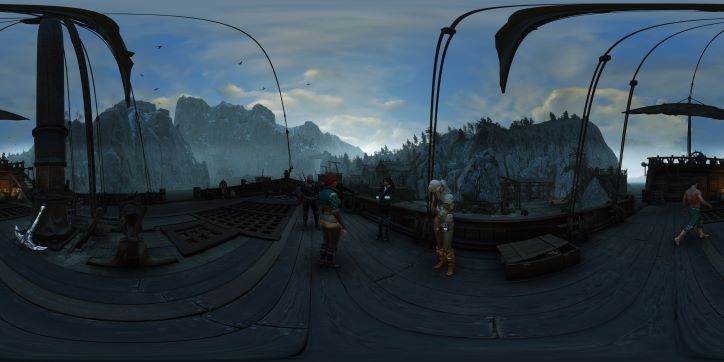 The Witcher 3 Ship in Skellige