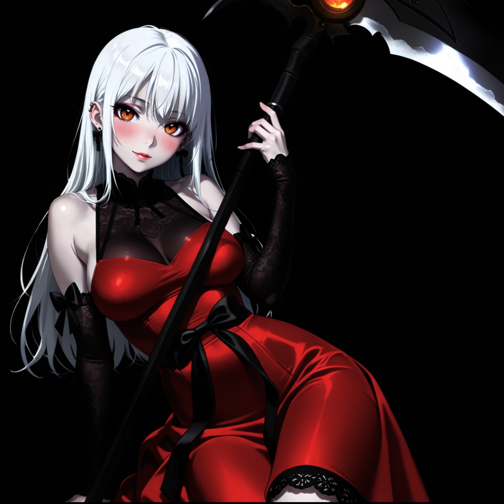 Girl | Dark Background | Dark & Colored Versions | 4K