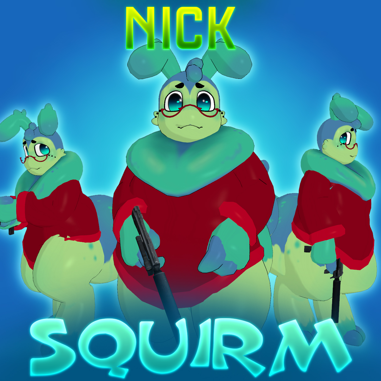 [COMM] VRC: Stylized Squirm - Nick
