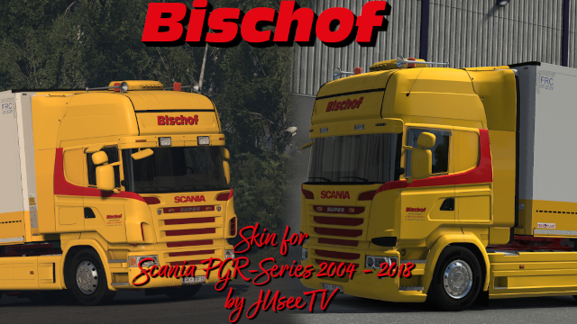 Otto Bischof Lebensmittellogistik Feldkirch (A) Skin for Scania PGR-Series 2004 - 2018 by JUseeTV