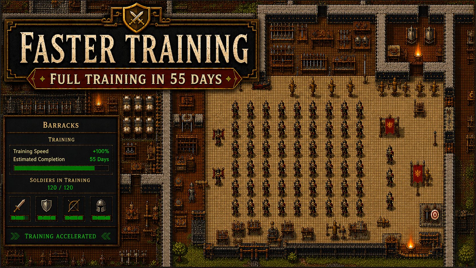 Faster Training 55 Days