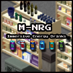 M-NRG Energy Drink – Project Zomboid Mod