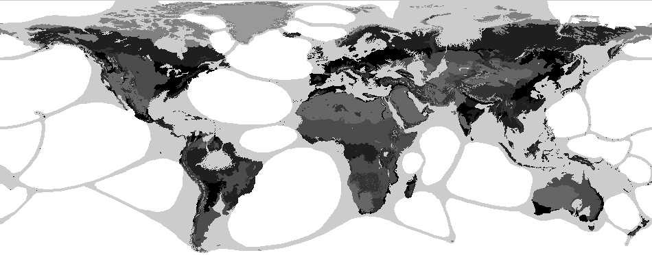 World Map +100m water preview