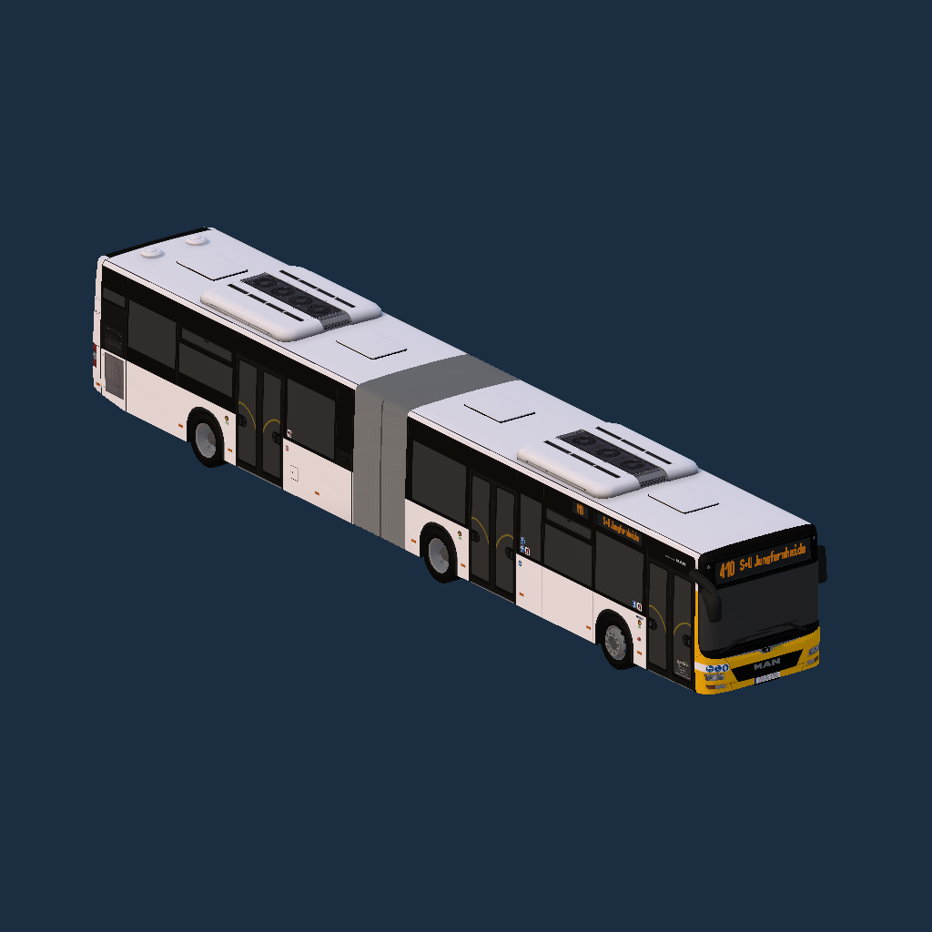 Schröder Reisen (BVG Sub) - MAN Lion's City A23 3D (LCRW) - Orangene Front