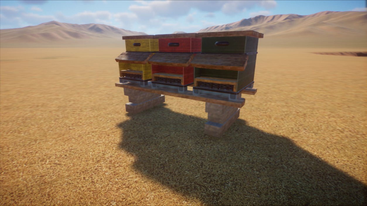 Beehives (with bees)